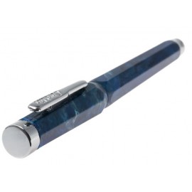 Conklin Nozac Piston Fountain Pen - Ohio Blue - Medium Nib
