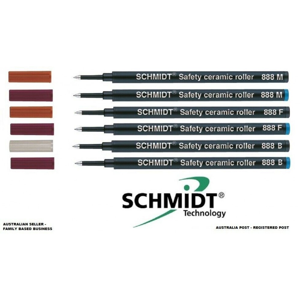 Schmidt 888 Universal Fit Rollerball Refills - L110.6mm